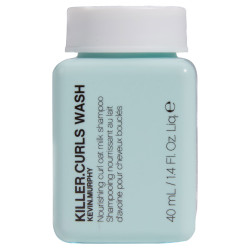 KILLER.CURLS WASH Barojošs auzu piena šampūns 40 ml