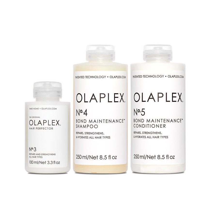 Olaplex komplekts No3 + No4 + No5